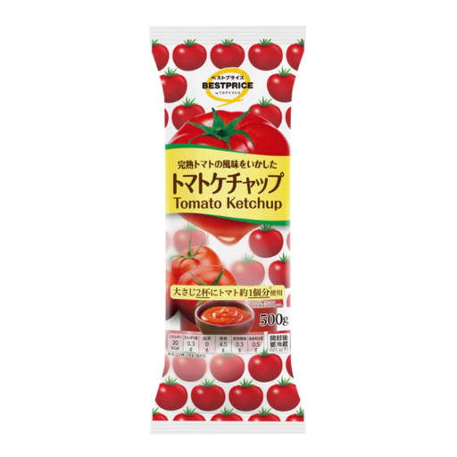 完熟トマトの風味をいかしたトマトケチャップ500g